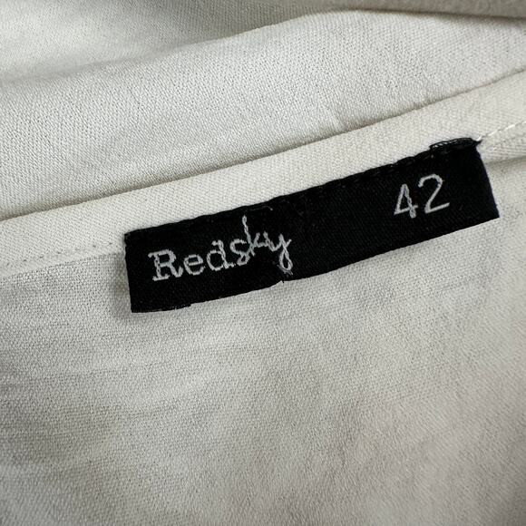 Red Sky Womens Top Size 42 US M Minimalist Neutral Scandi Slouchy Layering - Picture 3 of 8